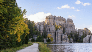Sylvan Lake in Custer State Park South Dakota